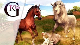 Virtual Reality: Wild Horse Family Sim | 3D Animal Games Simulator For Kids Boys & Girls screenshot 5
