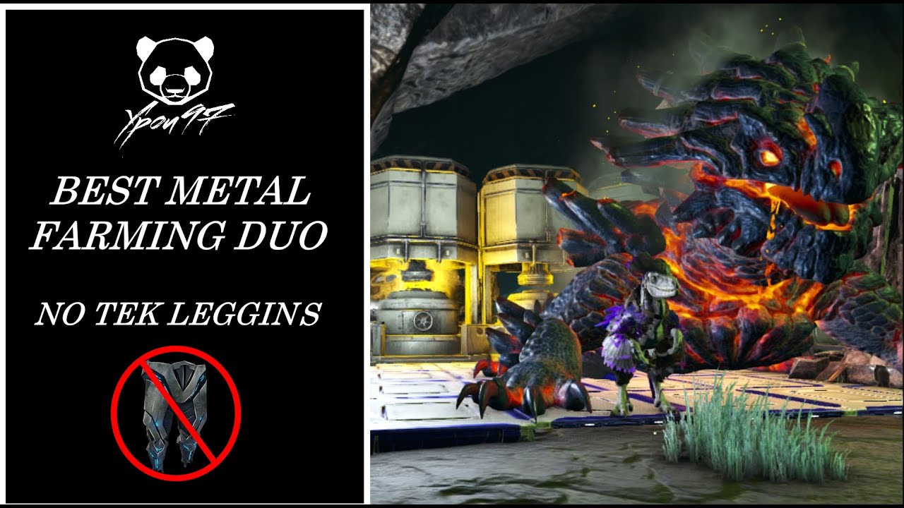 Best Solo Metal Farming Method ARK Survival Evolved YouTube