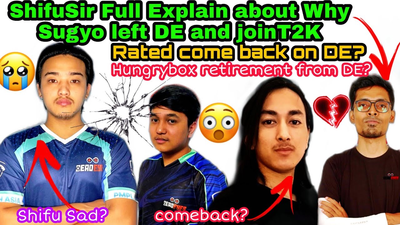 Shifu Sir Explain Why Sugyo Left DeadEyes and Join T2k || Rated Comeback on DE?|Hungrybox Retirement