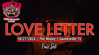 2024 -10.27 Love Letter @ The Wooly (Gainesville, FL) | [FULL SET]