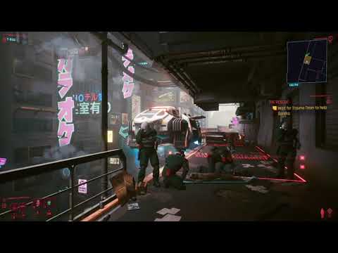 Cyberpunk 2077   The Rescue  PS4 Gameplay