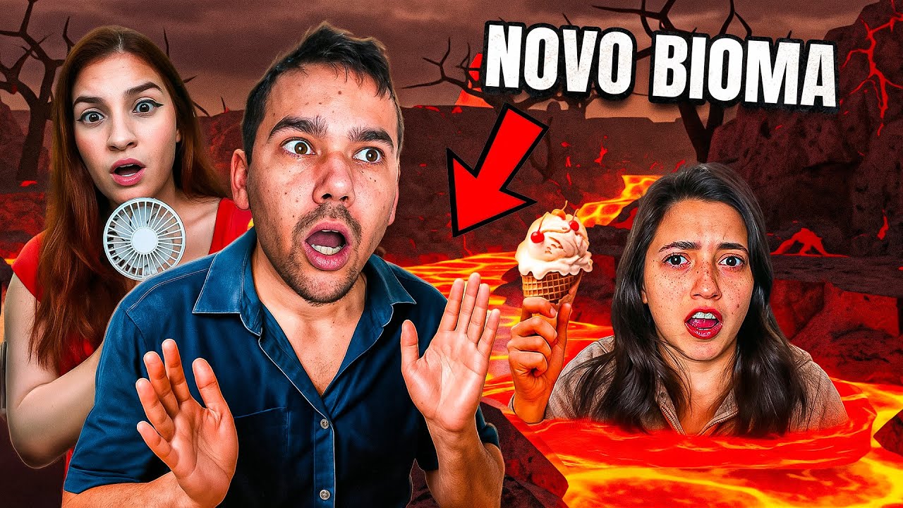 ENCONTRAMOS UM VULCÃO EM 99 NOITES NA FLORESTA!