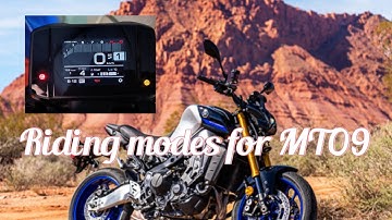 21-23 Yamaha MT09 riding modes explained