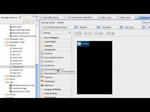 Android Application Development Tutorial   81   SlidingDrawer Example