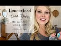 Homeschool Room TOUR (It's Not What You'd Expect) | Minimalist Homeschooling