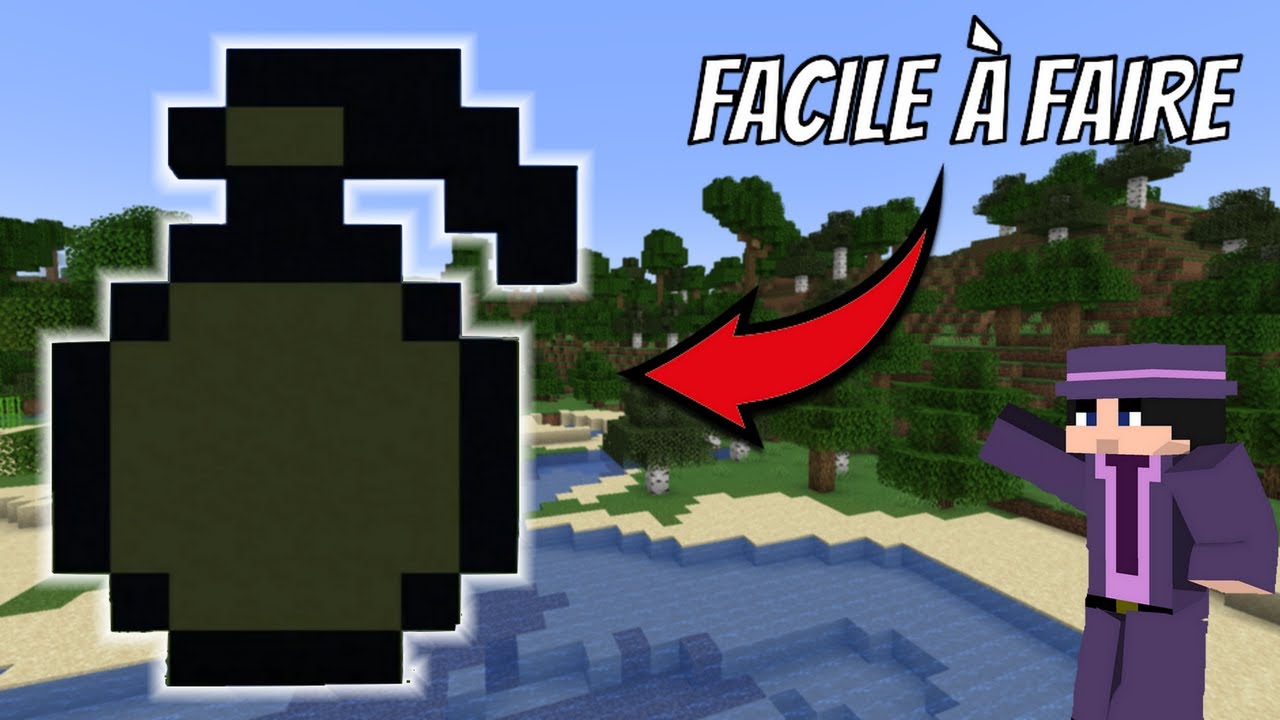 Comment Faire une Grenade en Pixel Art dans Minecraft – Tuto Rapide