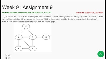 Introduction to Machine Learning || SWAYAM NPTEL || Week-9 (Jan-Apr 2025) 💯