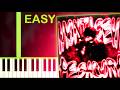 MONTAGEM PEGADORA - EASY Piano Tutorial