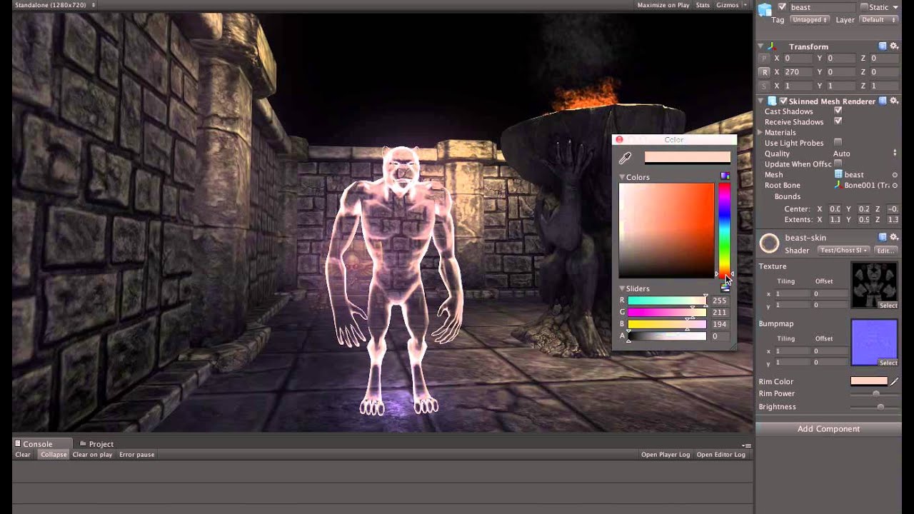 Ghost shader - Unity - YouTube