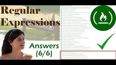 [6/6] Regex -- Lookahead,reuse patterns, capture groups | FreeCodeCamp Challenges