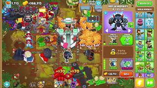 BloonsTD6 Footage of Quincy vs. The LATE GAME