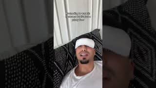 Waxing off his eyebrows prank on boyfriend 😂 *he snapped* #shorts