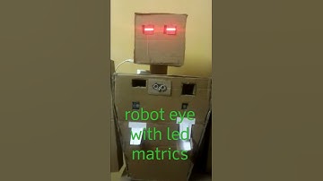 Robot eye with led matrics|ATL TECH ANIS.