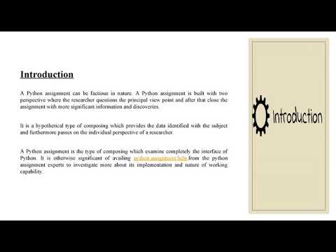 The Best Python Assignment Help