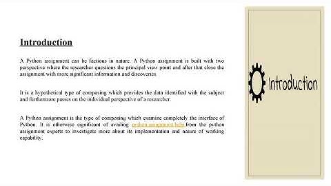 The Best Python Assignment Help