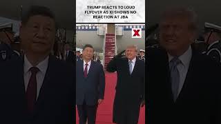 Trump Reacts To Loud Flyover As Xi Shows No Reaction At Joint Base Andrews | NewsX World
