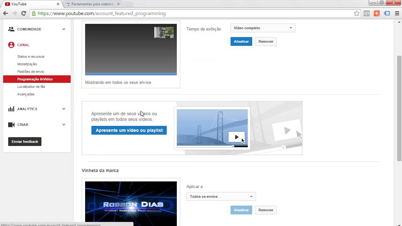 Como Colocar um Link Para o Seu Site Dentro do Vídeo do Youtube - YouTube
