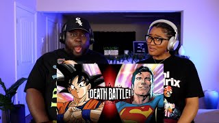 Kidd and Cee Reacts To Goku VS Superman | DEATH BATTLE!
