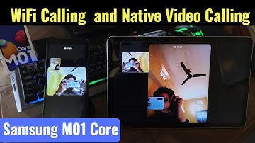 Samsung M01 Core - How to Use WiFi Calling and Native Video Calling | WiFi Calling Myths