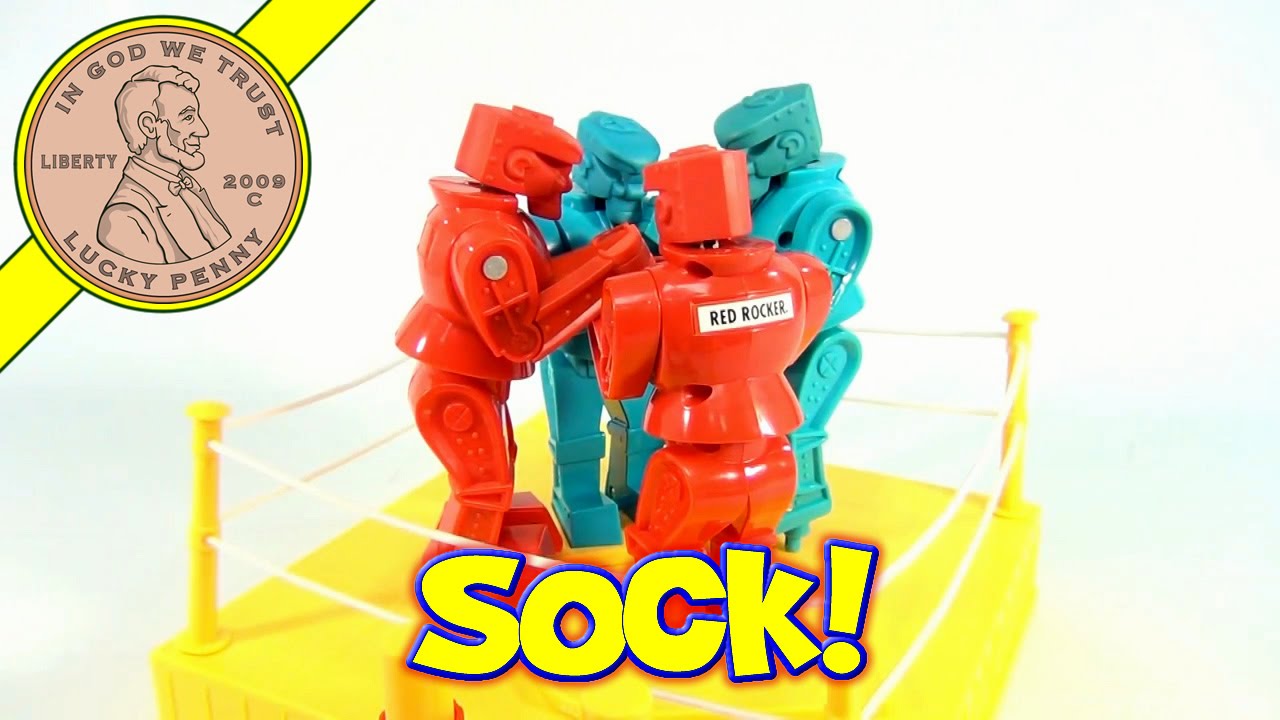 BATALHA DO ROBÔ VERMELHO vs ROBÔ AZUL NA ARENA! (Rock 'Em Sock 'Em