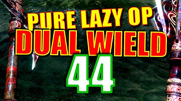 Skyrim Pure Lazy OP Dual Wield Walkthrough Part 44: Ustengrav (+ Riverwood Whacks Sven!)