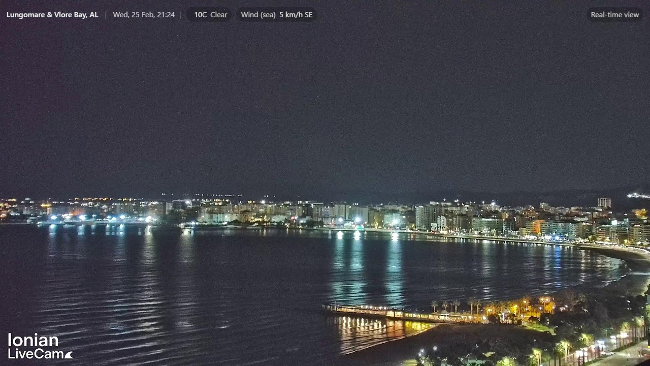 Vlora Live Replay  🌊 Real-Time Sea & City