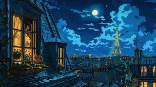 warm paris night with distant 1930s oldies playing in another room | vintage music for unwind