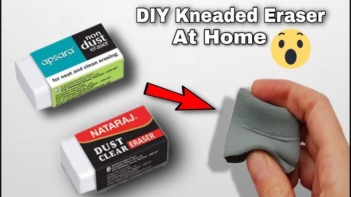 DIY Kneaded Eraser  How To Make Kneaded Eraser At Home 