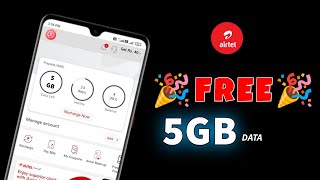Get Airtel 5GB Data Free | Airtel 5gb Data Free Kaise Le | Airtel Free Internet Tricks 2021 | Dot SM screenshot 5