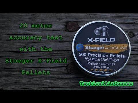 Stoeger X-Field Pellets 20 meter accuracy test