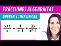 Ejercicios de Fracciones Algebraicas #3 - Operaciones con fracciones algebraicas