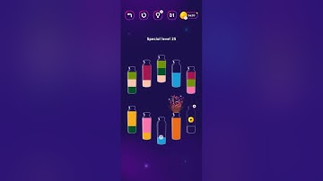 water sort puzzle - Get color special level 25