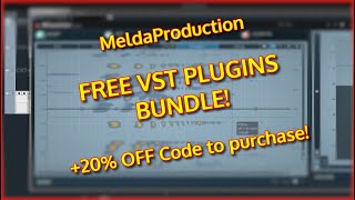 MeldaProduction FREE VST Plugins. (I finally purchased)! + 20% OFF Coupon Code! Wealth