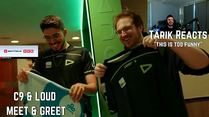 SEN Tarik REACTS To C9 & LOUD Players Meet & Greet in São Paulo | VALORANT Clips