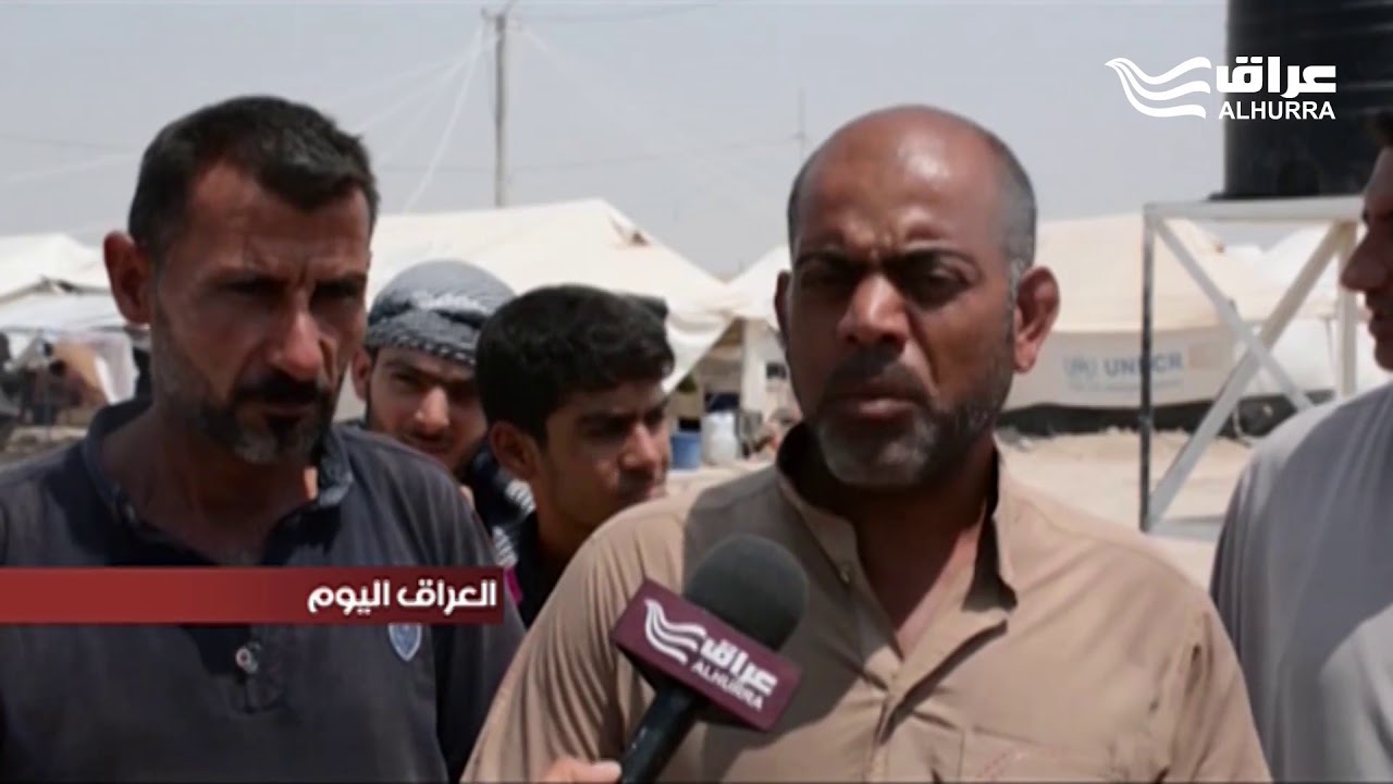 مئات النازحين يعانون من غياب الخدمات في مخيم التحرير في الحبانية