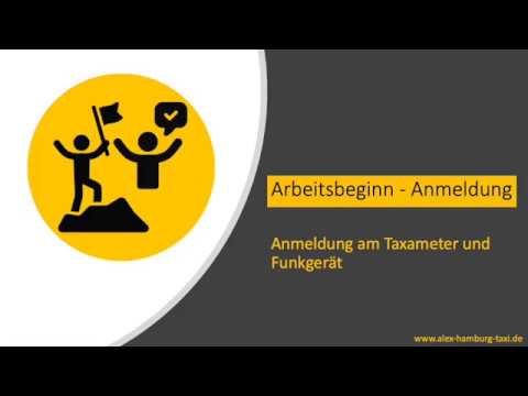 Alex – Hamburg – Taxi – Anmeldung am Taxameter und Funk