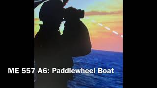 3D Printed Paddlewheel Boat
