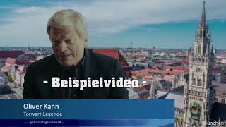 Oliver Kahn - Videobotschaft zum Geburtstag