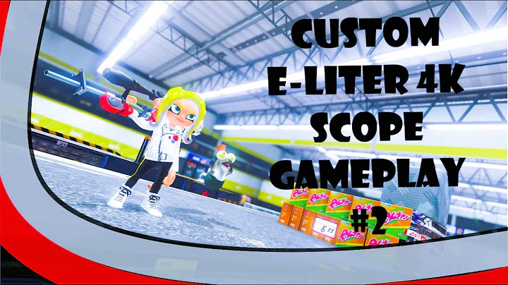 Custom E liter 4K Scope Gameplay #2 - Splatoon 3 | Anarchy Battle (TC)