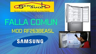 Que preguntar para un BUEN DIAGNOSTICO refrigerador SAMSUNG mod: RF263BEAESL FALLA COMUN #reparacion