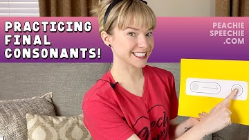 Practicing Final Consonants by Peachie Speechie