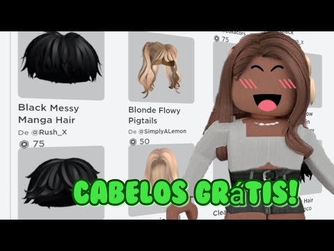 COMPREI OS CABELOS MAIS BONITO DA BLACK FRIDAY DO ROBLOX ! (GASTEI