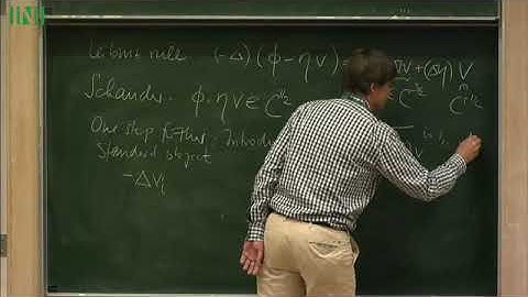 SRQW01 | Prof. Felix Otto | Regularity structures: Reconstruction and Integration - part 1