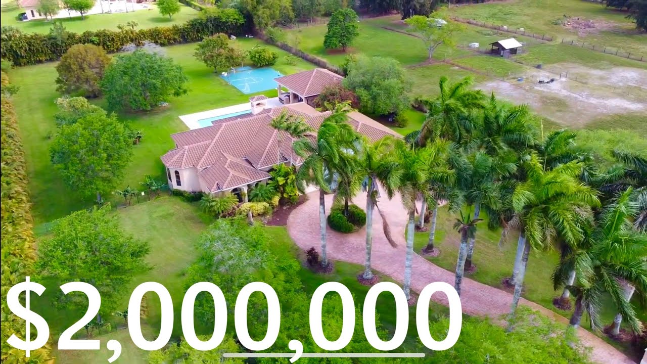 LUXURY HOME SOUTHWEST RANCHES, FLORIDA (NEAR WESTON) YouTube