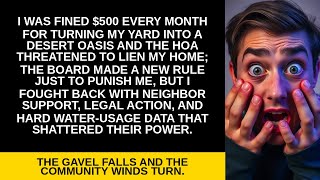 HOA Nightmare in Arizona: How One Retiree Went From $500 Fines to Community Victory Over Drought‑Bl