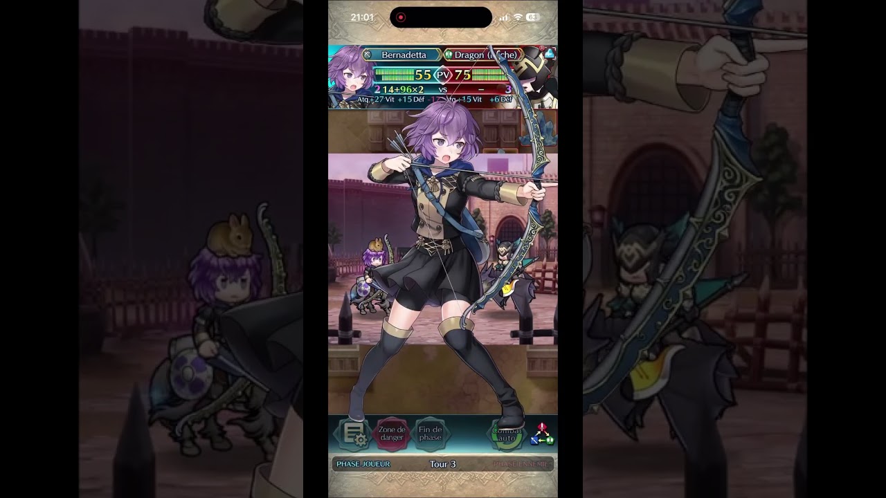 Front Uni Bernadettas  Edelgard Claude Dimitri VS Diamant