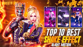 Top 10 Shake Effect in Alight Motion | Shake Preset Alight Motion XML Free Fire