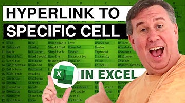 Excel Hyperlink Mastery: Hyperlink from Word to Specific Cell - Episode 2182