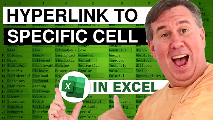 Learn Excel - Hyperlink from Word to Specific Cell - Podcast 2182