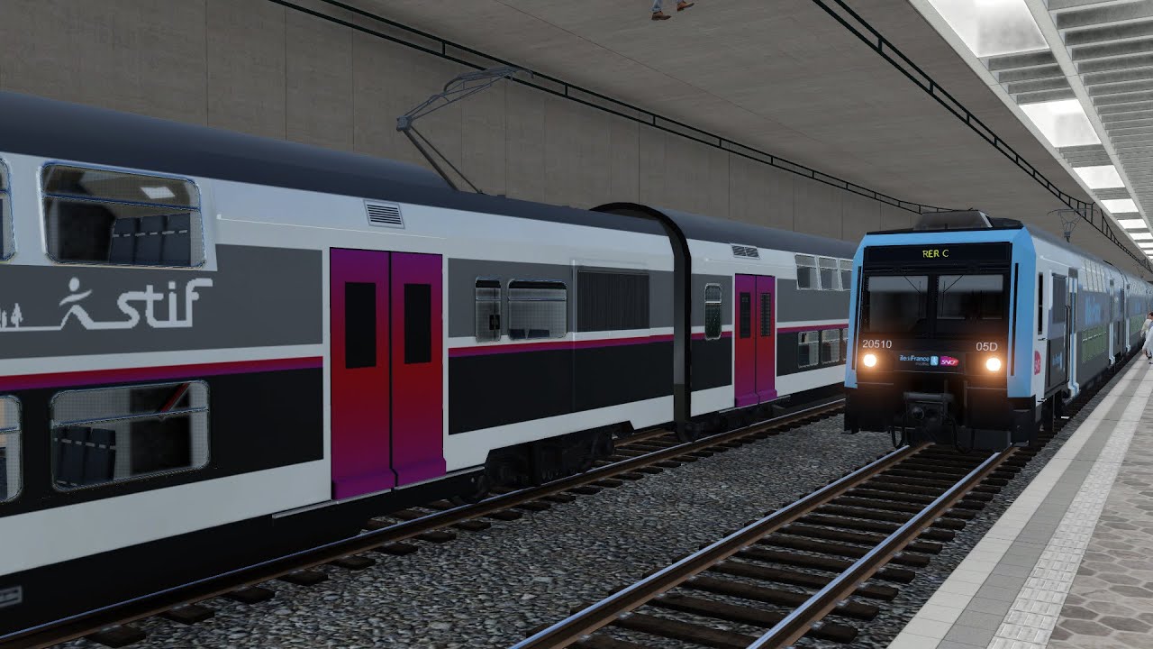 Transport  Fever 2 : Inauguration et Cab ride en RER C à Paris ! Episode 62